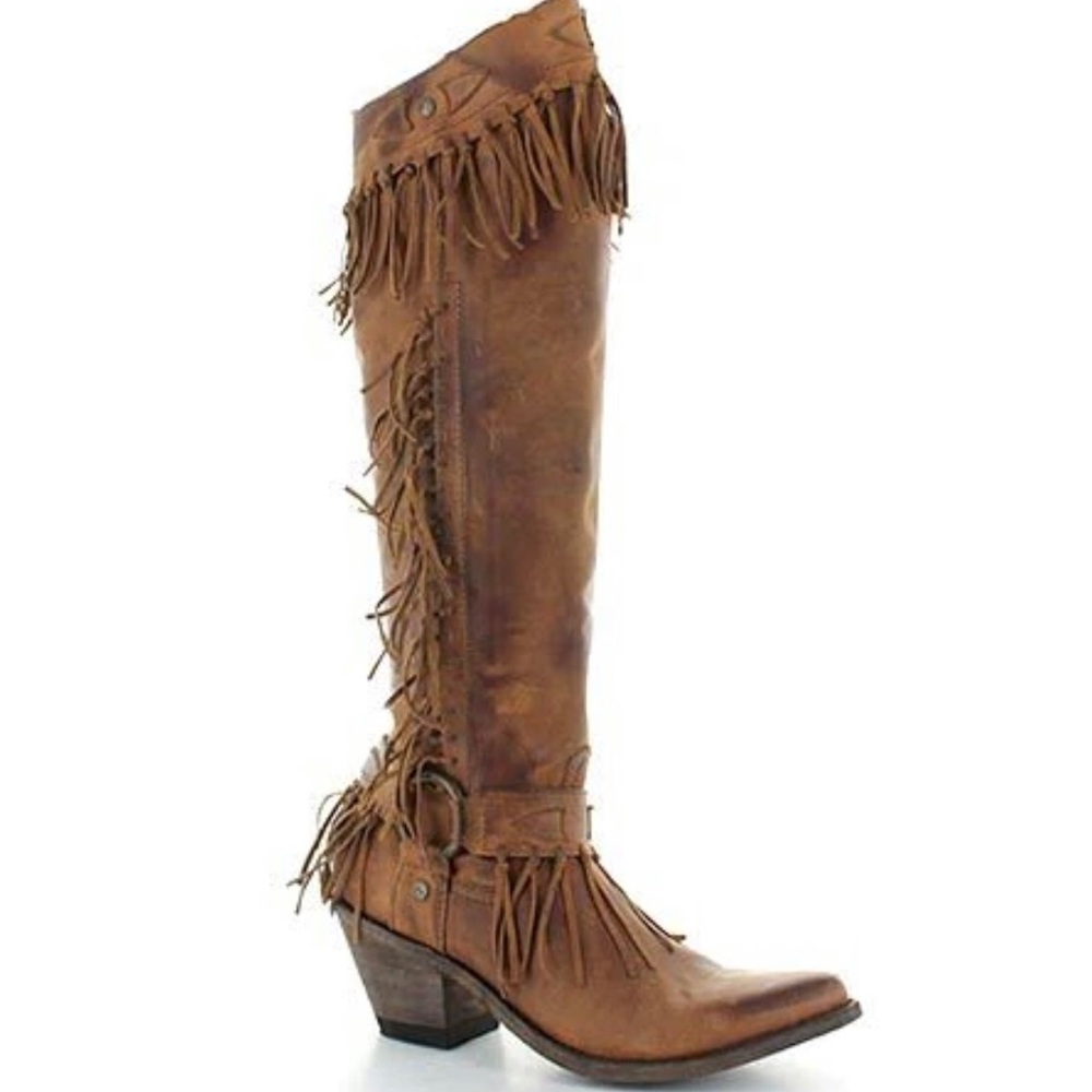 Nikka tan suede Old Gringo Cowgirl Boots 👢